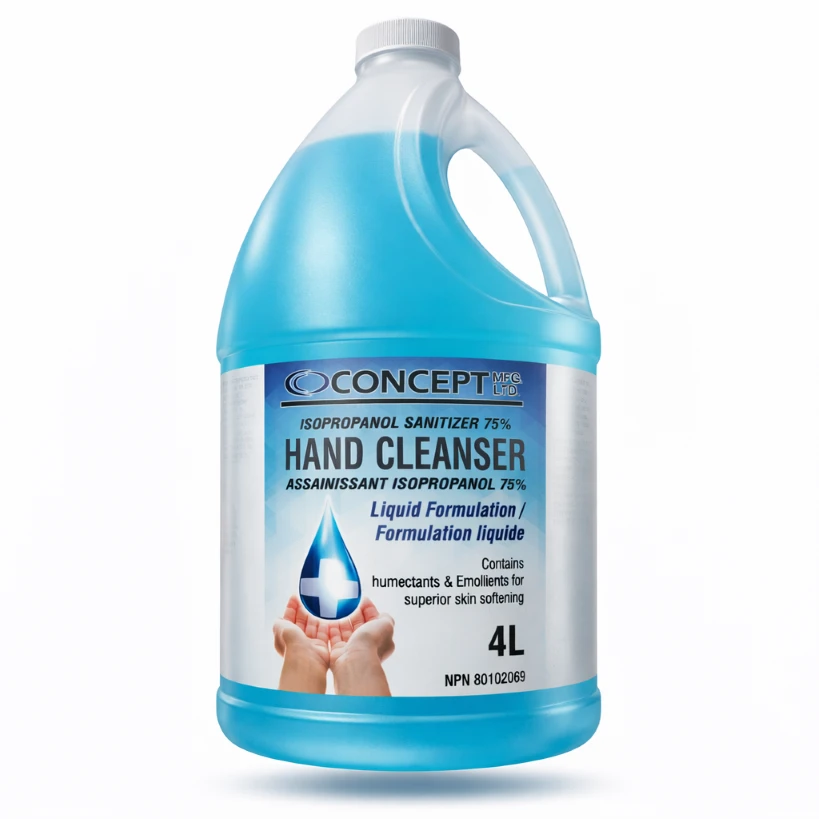 Concept 75% Isopropanol Liquid Hand Sanitizer, 4L